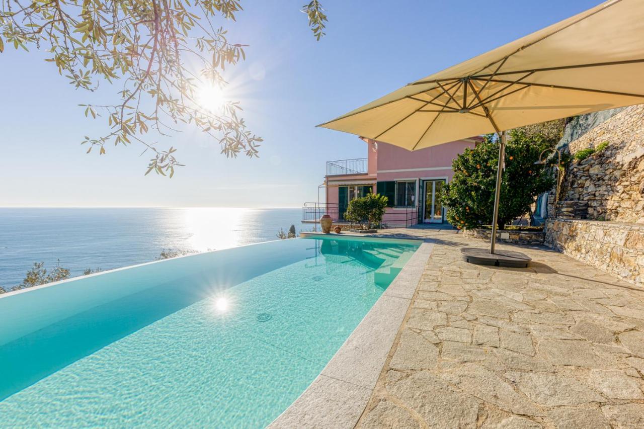 Casaviva - Ampio Trilocale Vista Mare Con Piscina - Pieve Alta Διαμέρισμα Pieve Ligure Εξωτερικό φωτογραφία