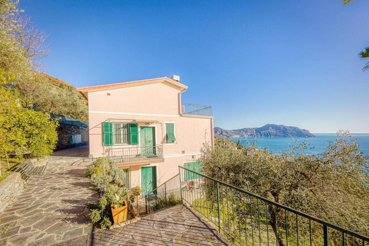 Casaviva - Ampio Trilocale Vista Mare Con Piscina - Pieve Alta Διαμέρισμα Pieve Ligure Εξωτερικό φωτογραφία