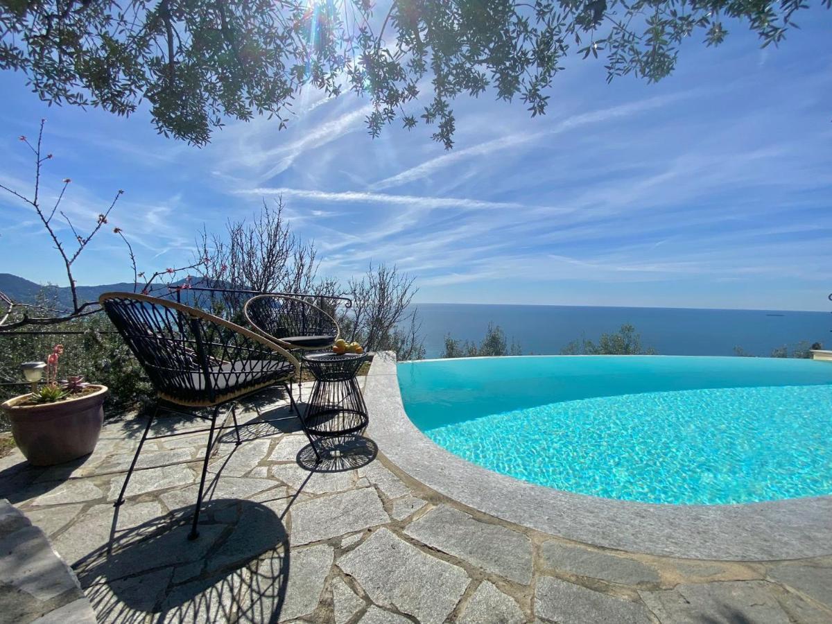 Casaviva - Ampio Trilocale Vista Mare Con Piscina - Pieve Alta Διαμέρισμα Pieve Ligure Εξωτερικό φωτογραφία