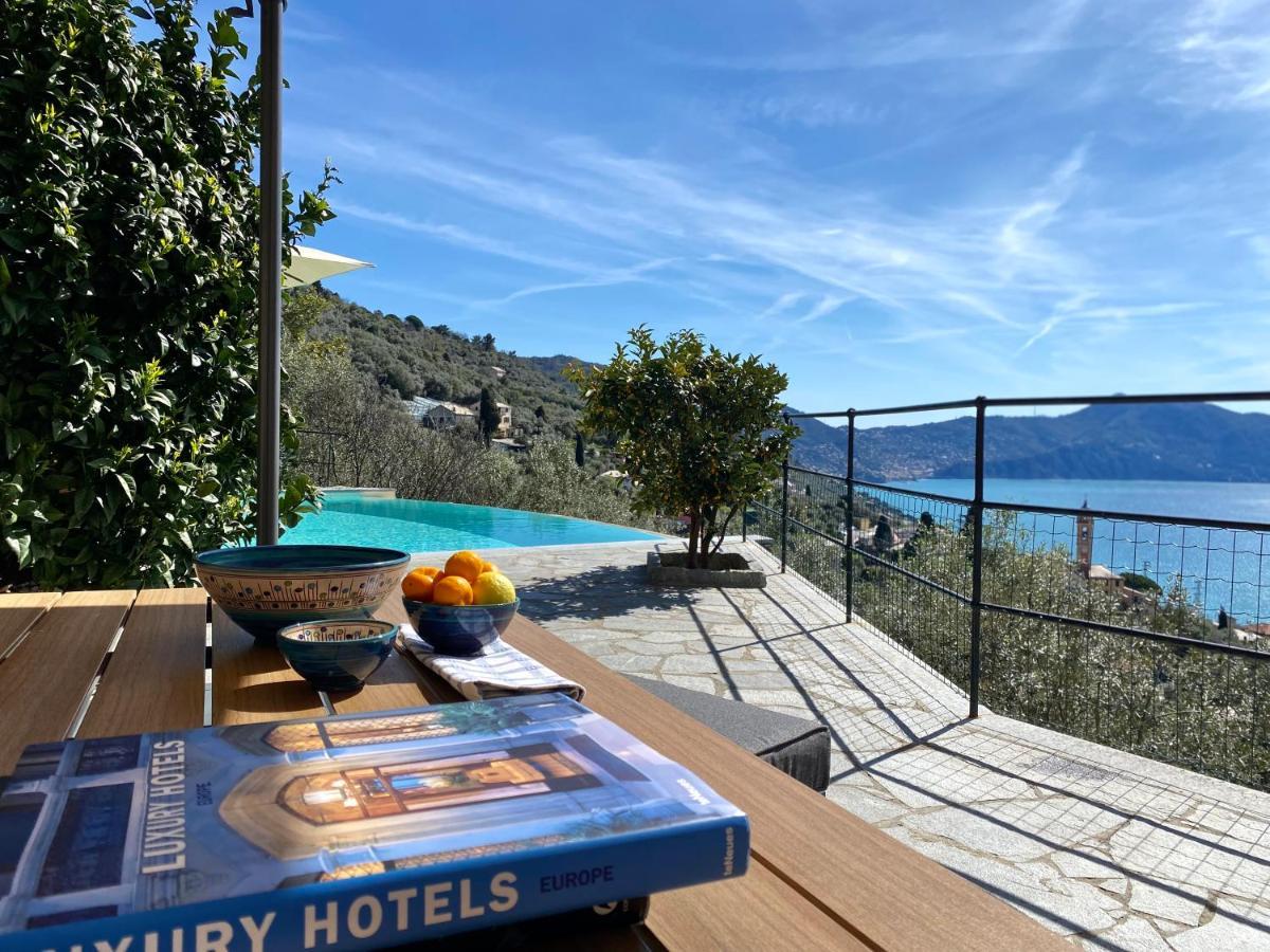 Casaviva - Ampio Trilocale Vista Mare Con Piscina - Pieve Alta Διαμέρισμα Pieve Ligure Εξωτερικό φωτογραφία