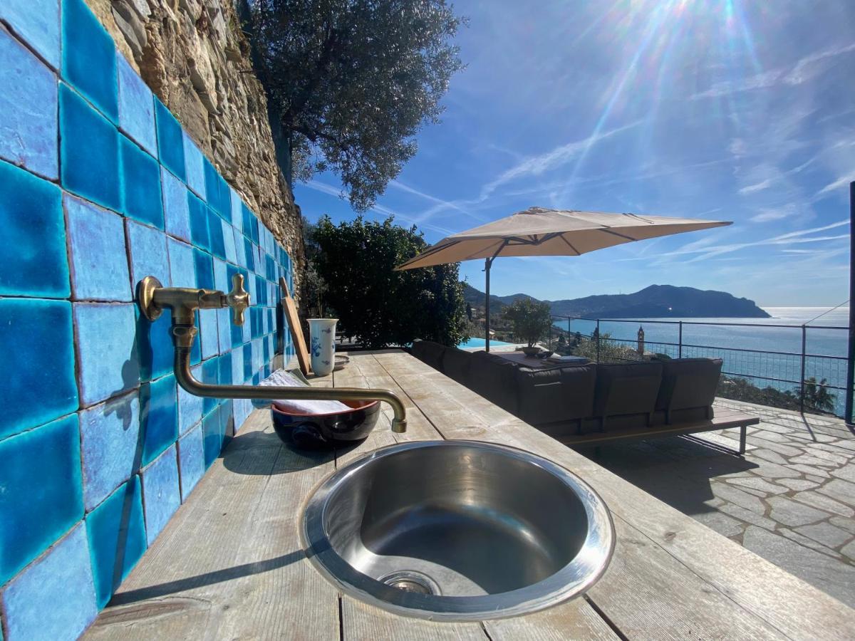 Casaviva - Ampio Trilocale Vista Mare Con Piscina - Pieve Alta Διαμέρισμα Pieve Ligure Εξωτερικό φωτογραφία