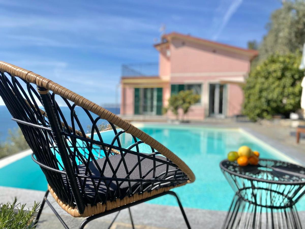 Casaviva - Ampio Trilocale Vista Mare Con Piscina - Pieve Alta Διαμέρισμα Pieve Ligure Εξωτερικό φωτογραφία